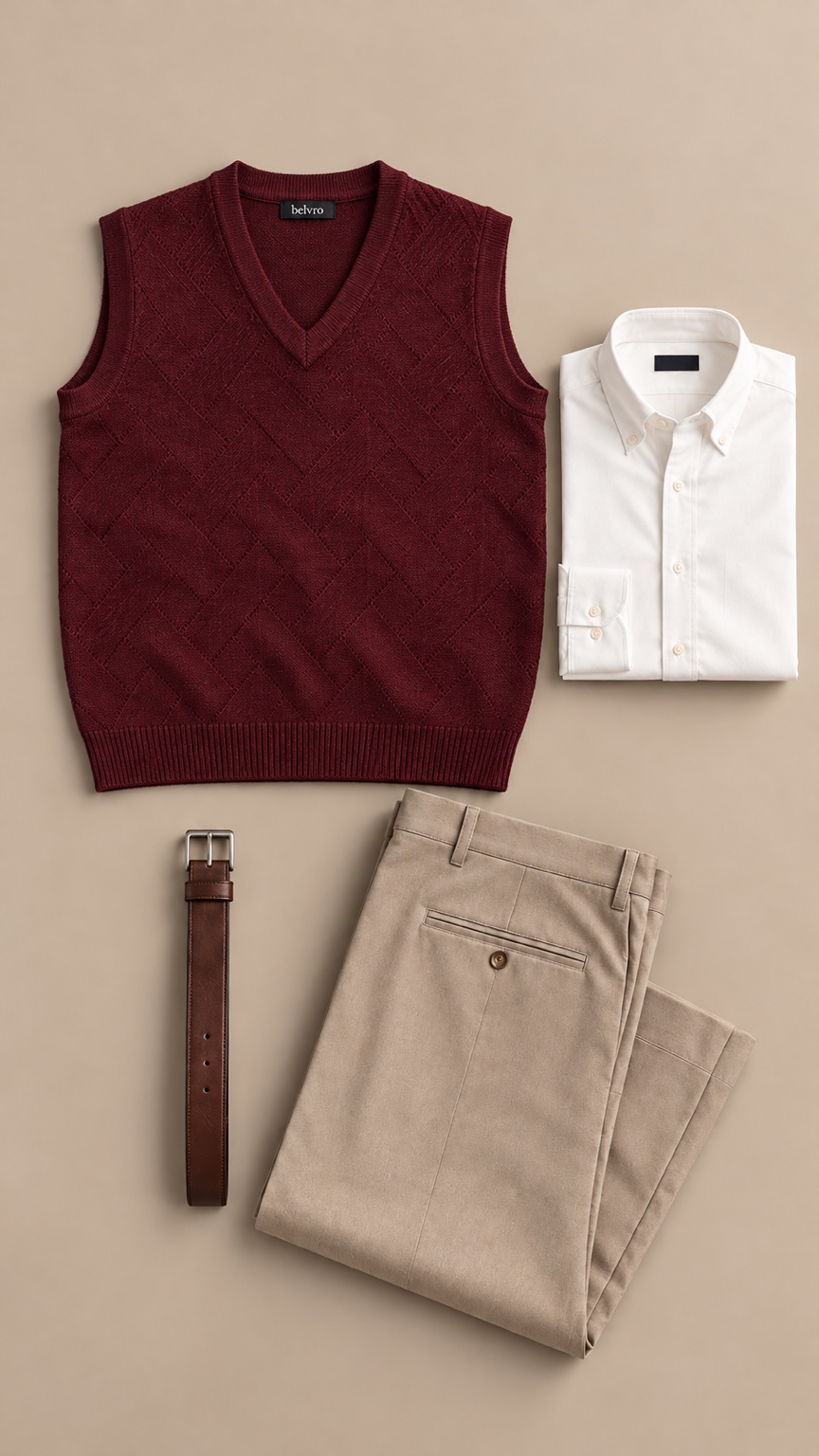 Diamond Knit Vest